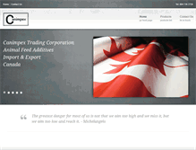 Tablet Screenshot of canimpex.net